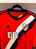 Club Atlético River Plate (CARP) Buenos Aires Argentina adidas Soccer Jersey Sz L