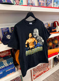 Vintage 1998 WCW Bill Goldberg T-Shirt Sz L Front and Back Graphics