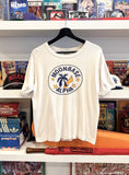 Vintage Moonbase Alpha Golden Wheel Ringer T-Shirt Sz M