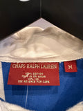 Vintage Chaps Ralph Lauren Striped Long Sleeve Rugby Polo Shirt Sz M