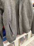 Vintage The North Face Gray Wool Bomber Jacket Sz XL Made in USA