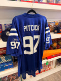Quinn Pitcock #97 Indianapolis Colts Reebok Jersey Sz XL