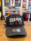 Indiana Hoosiers College Football Playoff 2025 National Champions Locker Room Rise Adjustable Hat Nike