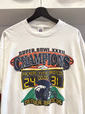 Vintage Denver Broncos Super Bowl XXXII Champions T-Shirt Sz XL