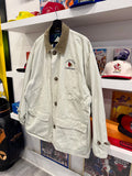 Vintage University of Louisville Cardinals Chore Jacket Sz L Corduroy Collar Plaid Lined Barn Coat