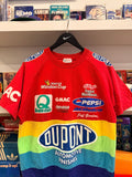 Vintage Jeff Gordon NASCAR Dupont Chase Racewear T-Shirt Sz L Made in USA