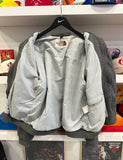 Vintage The North Face Gray Wool Bomber Jacket Sz XL Made in USA