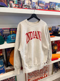 Vintage Indiana University Gray Sweatshirt Sz L