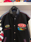 Vintage 90s Jeff Gordon Winston Cup NASCAR Jeff Hamilton Design Reversible Leather Racing Chase Authentics Jacket Sz S/M