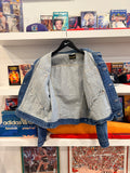 Vintage Wrangler Denim Trucker Jacket 124MJ Style Sz 48 Made in USA