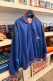 Vintage Baltimore Bullets NBA 1/2 Zip Pullover Chalk Line Jacket Sz XL