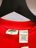 Vintage IU Indiana Softball Embroidered Fleece Sweatshirt Sz M