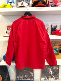 Vintage University of Louisville Cardinals Sherpa Lined Chalk Line Jacket Sz L Made in USA
