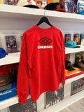 Vintage Manchester United Soccer Long Sleeve T-Shirt Sz L Made in USA