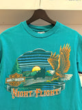 Vintage Harley-Davidson Night Flight Gerencer’s Elkhart Indiana T-Shirt Sz M