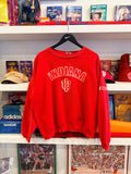 Vintage IU Indiana Hoosiers Embroidered Sweatshirt Sz L/XL