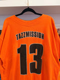 Vintage WWF TAZZ TAZZMISSION Thugz #13 Baseball Style Jersey Sz XL