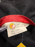 Vintage New York Giants Reversible Leather and Canvas Jeff Hamilton Bomber Jacket Sz XL Made in USA