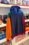 Palace Skateboards Color Block Fleece Hoodie Sz L