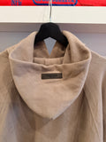 Fear of God Essentials Beige Hoodie Sz M
