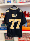 Willie Roaf New Orleans Saints Hall of Fame Induction Autographed Jersey Sz XL