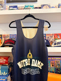 Vintage University of Notre Dame  Champion Reversible Basketball Practice Jersey Sz M Made in USA