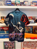 Vintage Michael Jordan Chicago Bulls Magic Johnson T’s NBA Basketball T-Shirt Sz M All Over Graphics