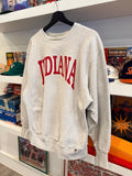 Vintage Indiana University Gray Sweatshirt Sz L