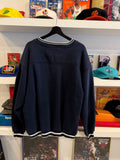 UK University of Kentucky V-Neck Galt Sand Navy Blue Sweatshirt Sz XL