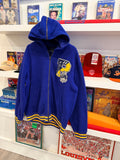 Polo Ralph Lauren Blue Tigers Varsity Sherpa Fleece Zip Up Collegiate Hoodie  Sz L