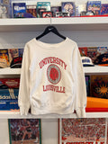 Vintage University of Louisville Emblem Champion Reverse Weave Sweatshirt Sz M Made in USA