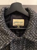 Vintage St John’s Bay Wool Tweed Chevron Jacket Sz S Made in USA