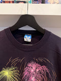 Vintage Walt Disney World Magic Kingdom Cinderella Castle Fireworks T-Shirt Sz M Made in USA