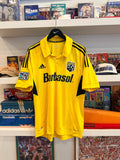 MLS Columbus Crew Barbasol adidas Soccer Jersey Sz L