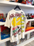 Vintage 1994 Kyle Petty #42 Mello Yello Racing NASCARMotorsports Traditions All Over Graphic SporTee’s T-Shirt Sz XL Made in USA