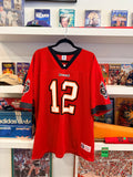 Vintage Trent Dilfer #12 Tampa Bay Buccaneers Logo 7 Jersey Sz XL