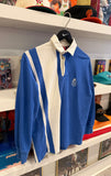 Vintage Chaps Ralph Lauren Striped Long Sleeve Rugby Polo Shirt Sz M