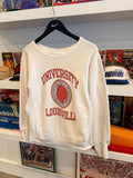 Vintage University of Louisville Emblem Champion Reverse Weave Sweatshirt Sz M Made in USA