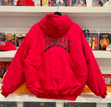 Vintage IU Indiana Hoosiers Puffer Jacket with Hood Sz XL
