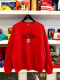 Vintage IU Indiana Hoosiers Embroidered Sweatshirt Sz XL