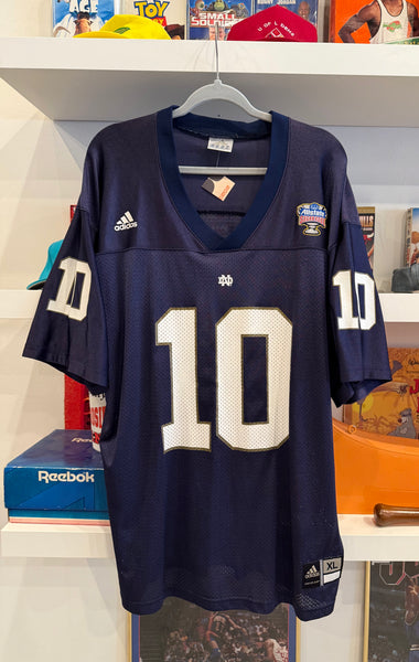 All State Sugar Bowl Notre Dame Jersey #10 adidas Sz XL