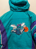 Charlotte Hornets Starter Puffer Jacket Sz Kids L / Adult S
