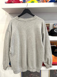 Vintage Nike Mini Swoosh Gray Sweatshirt Sz L Made in USA