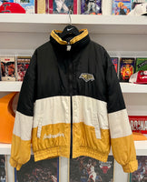 Vintage Purdue Boilermakers Puffer Jacket with Hood Sz XL