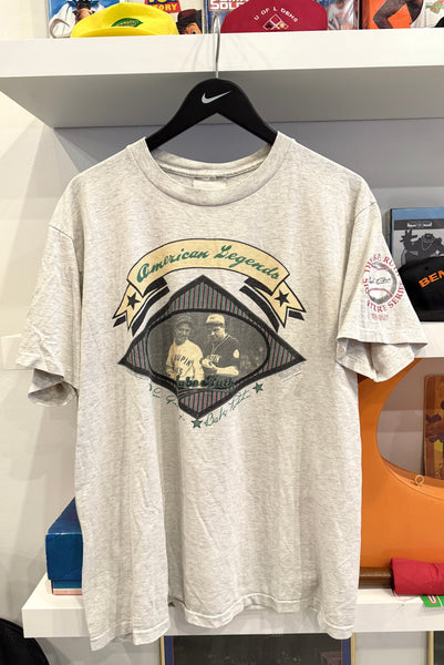 Vintage Lou Gehrig Babe Ruth American Legends The Babe Ruth Signature Series T-Shirt Sz L