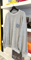 North Carolina Tar Heels Reversed Out Embroidered Gray Starter Sweatshirt Sz XL