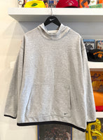 Vintage Nike Gray Hoodie with Black Trim Sz XL