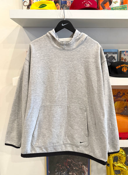 Vintage Nike Gray Hoodie with Black Trim Sz XL