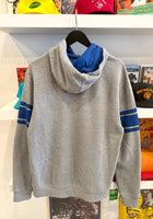Harley- Davidson Gray with Blue Lines Hoodie Sz M