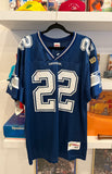 NWT Vintage Emmitt Smith #22 Dallas Cowboys Jersey Sz L Made in USA